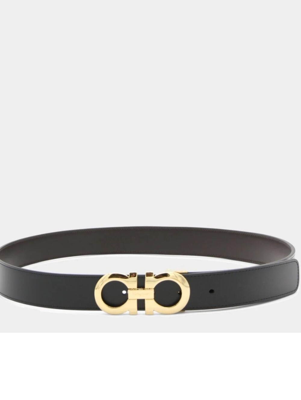 Ferragamo Reversible Gancini Leather Belt
